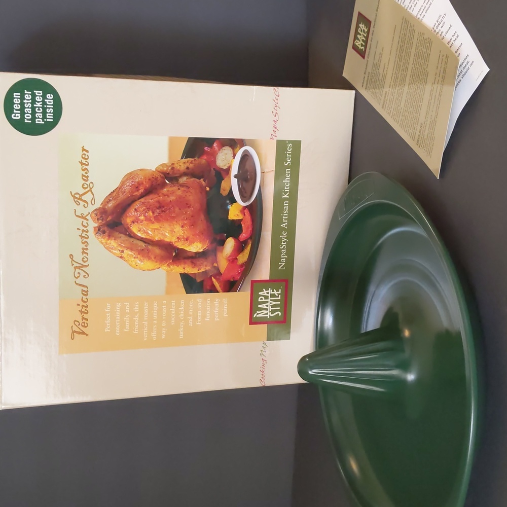 Vertical Nonstick Roaster Napa Style New In Box